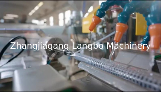 16-75mm PVC Spiral Pipe Extrusion Line Presisi tinggi