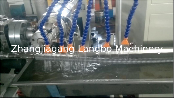 16-75mm PVC Spiral Pipe Extrusion Line Presisi tinggi