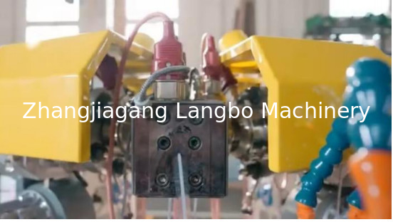 16-75mm PVC Spiral Pipe Extrusion Line Presisi tinggi