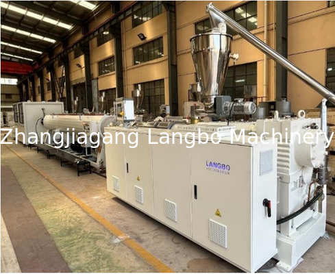 80/173 High Speed PVC Pipe Making Line Dengan Counter Rotating Conical Twin Screw Extruder