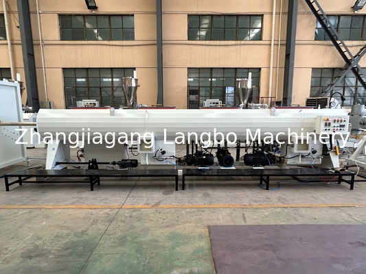 SIEMENS / SCHNIDER Kontaktor Mesin Pipa Plastik PVC Pipa Socketing Mesin Pipa Extrusion Line Air Pipe Making Machine