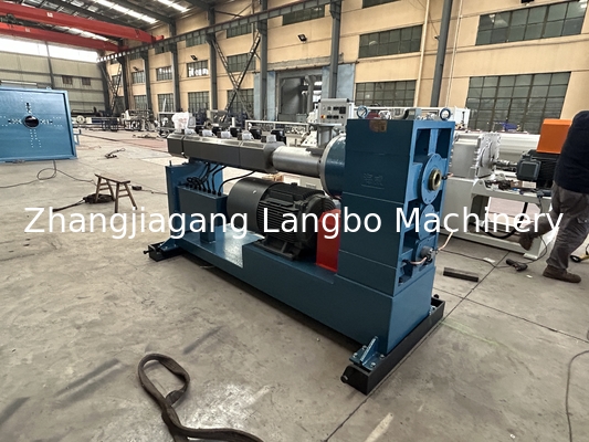 16-63mm HDPE Pipe Extrusion Line dengan 65/33 extruder dengan motor 75kw