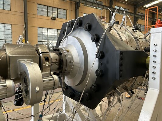/ SCHNIDER Kontaktor Mesin Pipa Plastik PVC Pipa Socketing Mesin Pipa Extrusion Line Air Pipe Making Machine