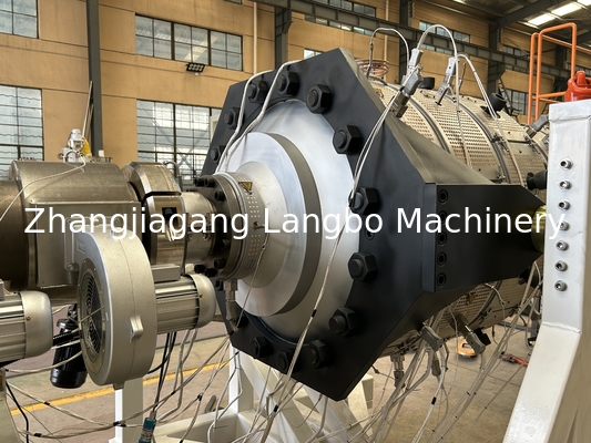 SIEMENS / SCHNIDER Kontaktor Mesin Pipa Plastik PVC Pipa Socketing Mesin Pipa Extrusion Line Air Pipe Making Machine