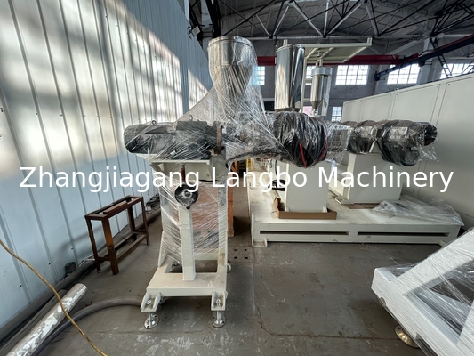 HDPE Pipe Machine PE Tube Plastic Extrusion Line Dengan Kontrol Layar Sentuh PLC