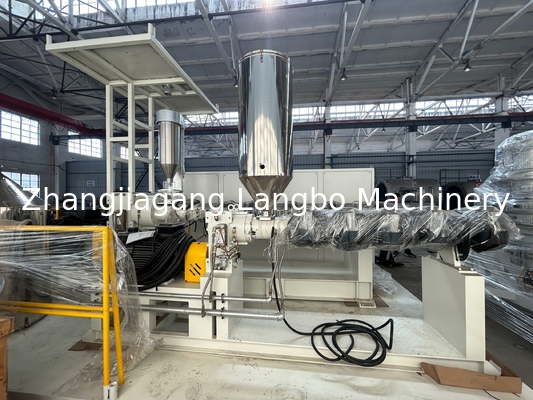 Diameter Besar DN Ukuran Double/Triple Wall HDPE PE Pasokan Air Diameter Besar Plastik PP PPR HDPE PE Pprc Pipe Extrusion Line Production Making Machine