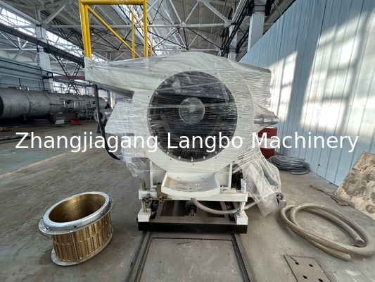 Diameter Besar DN Ukuran Double/Triple Wall HDPE PE Pasokan Air Diameter Besar Plastik PP PPR HDPE PE Pprc Pipe Extrusion Line Production Making Machine