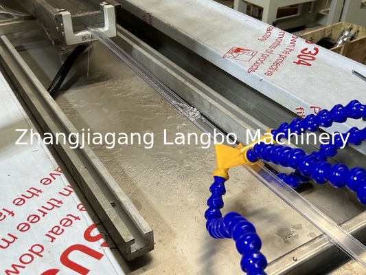 Precision Transparent PVC Price Tag Extrusion Line dengan ekstruder konik dengan dua sekrup
