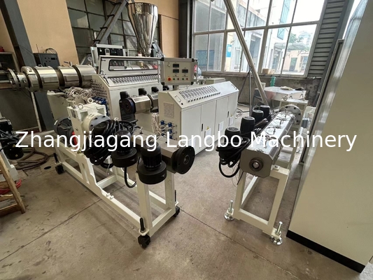 Precision Transparent PVC Price Tag Extrusion Line dengan ekstruder konik dengan dua sekrup