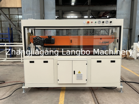 Peraturan PE HDPE Pipe Hose Tube Mesin Membuat Ekstrusi Produksi Line Dengan Gearbox Terintegrasi