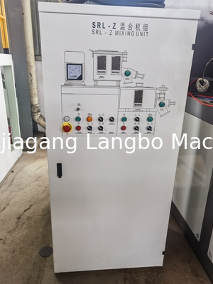 Mesin pencampuran bubuk plastik tahan lama dengan ABB Inverter Hot Mixer Mesin pencampuran dingin Unit pencampuran PVC Pipe Line Mesin pencampuran plastik