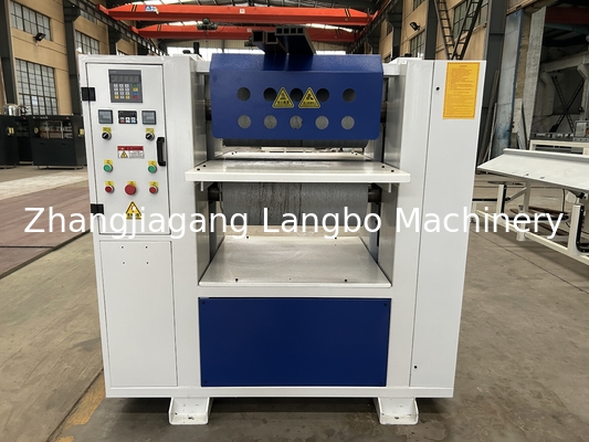 Mesin Pembuat Lapisan Komposit Pintu Dek Kayu Plastik / Mesin Embossing
