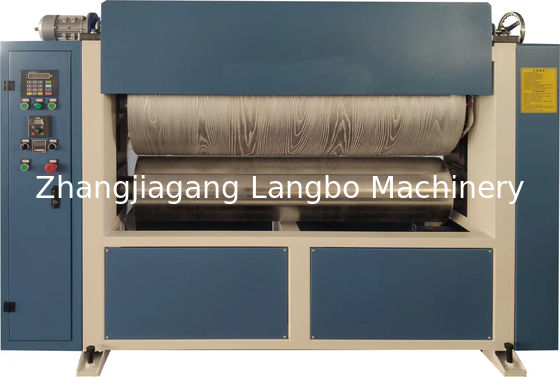 Mesin Pembuat Lapisan Komposit Pintu Dek Kayu Plastik / Mesin Embossing