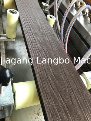 Mesin Pembuat Lapisan Komposit Pintu Dek Kayu Plastik / Mesin Embossing