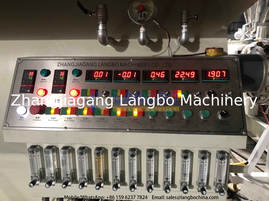 High Output Long Working Lifetime Precision Extrusion Line Untuk PVC Double Cavity Pipe