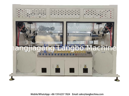 SIEMENS / SCHNIDER Kontaktor Mesin Pipa Plastik PVC Pipa Socketing Mesin Pipa Extrusion Line Air Pipe Making Machine