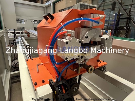 Low Noise HDPE Pipe Making Machine Pipe Extrusion Line Kapasitas tinggi