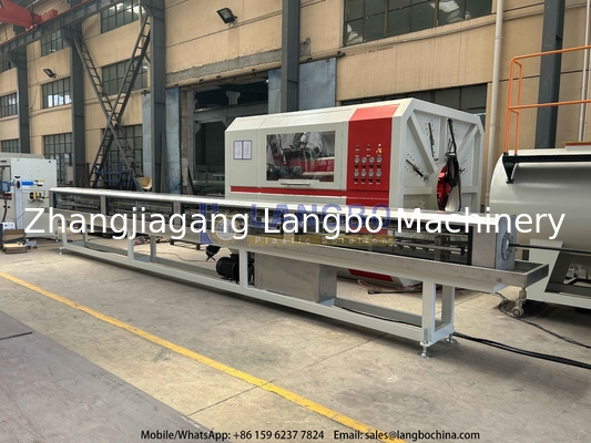 Inverter ABB Digunakan dalam 16-110mm HDPE Pipe Extrusion Line dengan 65/33 Extruder