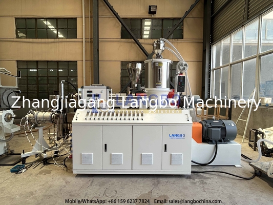 Inverter ABB Digunakan dalam 16-110mm HDPE Pipe Extrusion Line dengan 65/33 Extruder