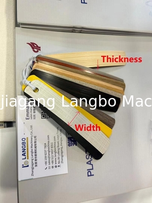 Garis Ekstrusi Profil PVC yang Stabil untuk Produksi Pita Banding Pinggir Furnitur
