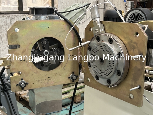 PVC PP PE Plastik Powder Hot Cutting Pelleziting Granulating Granulator Machine / Pelletizer Line