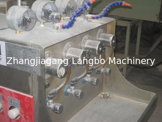 Efisiensi Tinggi 16-32mm UPVC CPVC PVC Pipe Manufacturing Machine / PVC Pipe Extrusion Line dengan Conical Twin Screw Extruder Pipa Pasokan Air Plastik