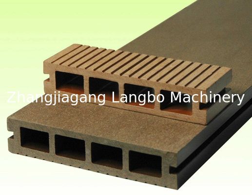 WPC Decking Flooring Post Composite Profile Rail Extrusion Production Line Mesin pembuatan