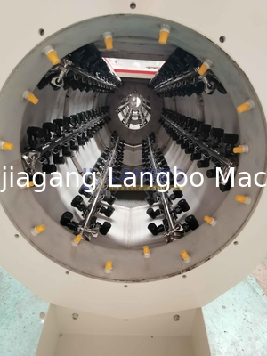 Output yang baik PVC Plastik Single Wall Electric Protector Corrugated Hose Pipe Making Extrusion Machine