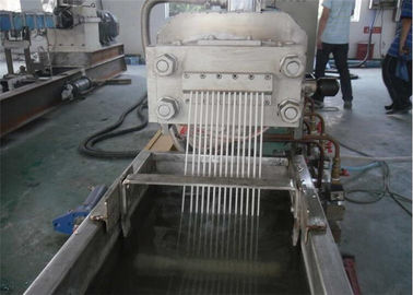 Single Screw Double Stage PE Plastic Pelletizing Machine Dengan Sistem Kontrol PLC
