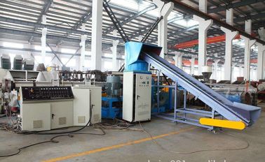 Belt Conveyor PET Daur Ulang Line, Lini Daur Ulang Plastik Limbah Otomatis