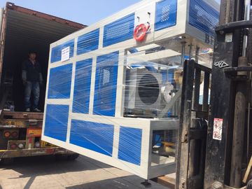 Otomatis Pasokan Air Listrik Plastik PVC Pipe Membuat Ekstrusi Socketing Belling Mesin
