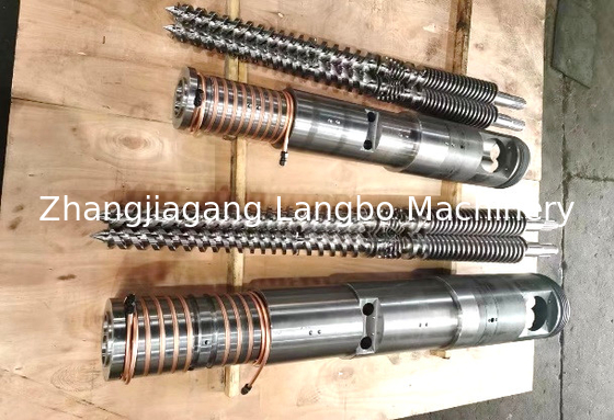 Mesin Ekstrusi Pipa Saluran PVC Berkecepatan Tinggi Lanjutan untuk UPVC dan CPVC Produksi Line Parallel Twin Screw Making Machine