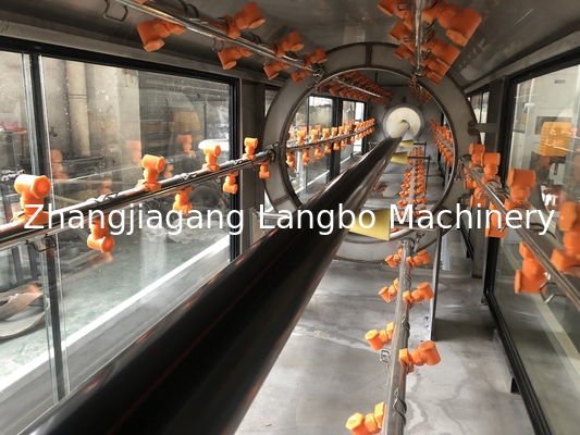 16-63mm HDPE Pipe Extrusion Making Machine Dengan Kelas Otomatis Penuh Dan 33 1 Rasio LD