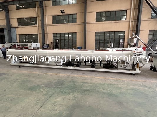 Mesin pipa pasokan air PE lini produksi mesin ekstruder