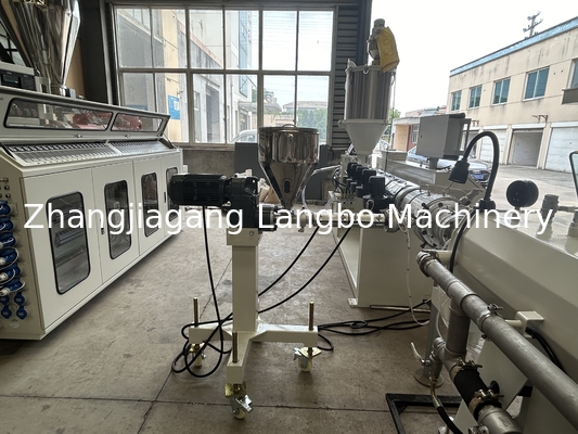 Plastik HDPE Pipe Extruder Machine High Output Pipe Supply Water Line Produksi 90mm