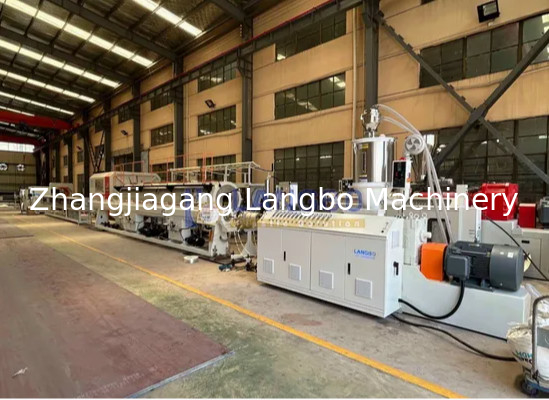Multilayer Plastic Pipe Extrusion Line High Speed HDPE PE Pipe Line Mesin Produksi
