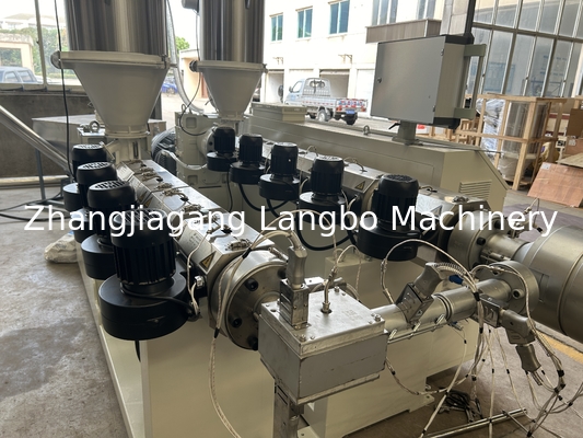 Mesin pembuatan tabung air panas HDPE Pipe Making Machine PPR Produksi Line PE Extrusion Line