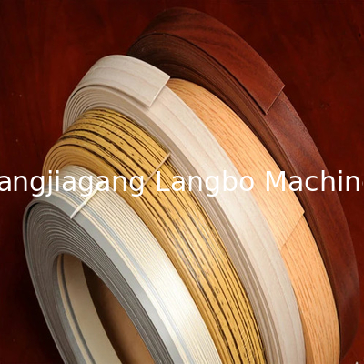 Tape tepi PVC produksi ekstrusi membuat mesin lembaran jenis PVC tepi banding tape sheet membuat mesin dengan mesin pemotongTape ekstrusi garis mesin extruder