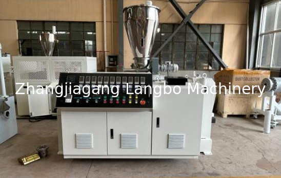 Tape tepi PVC produksi ekstrusi membuat mesin lembaran jenis PVC tepi banding tape sheet membuat mesin dengan mesin pemotongTape ekstrusi garis mesin extruder