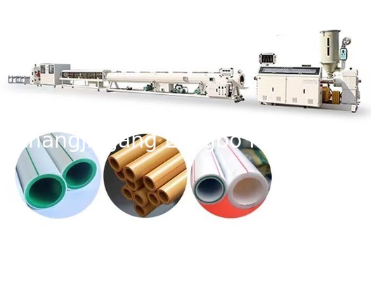 Single Screw PPR Pipe Extrusion Production Line Plastic Extruder Making Machine Mesin PPR Glass Fiber Pipe Extrusion Making Machine