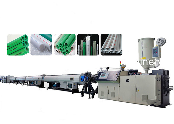 Single Screw PPR Pipe Extrusion Production Line Plastic Extruder Making Machine Mesin PPR Glass Fiber Pipe Extrusion Making Machine