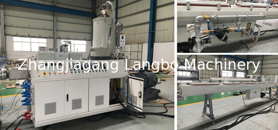 Single Screw PPR Pipe Extrusion Production Line Plastic Extruder Making Machine Mesin PPR Glass Fiber Pipe Extrusion Making Machine