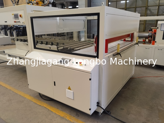 PVC Windows Profile Extrusion Line Making Machine Extruding Machine 1200mm PVC Ceiling Panel Production Line dengan Mesin Penanganan Otomatis