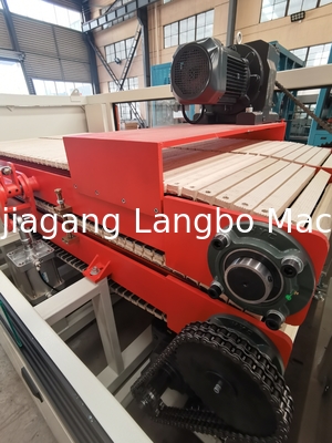PVC Windows Profile Extrusion Line Making Machine Extruding Machine 1200mm PVC Ceiling Panel Production Line dengan Mesin Penanganan Otomatis