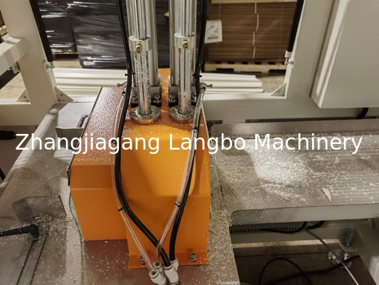 Plastik UPVC PVC panel dinding langit-langit kabel trunking jendela dan pintu sudut manik-manik WPC Decking Profile Ekstrusi Produksi pembuatan manufaktur mesin
