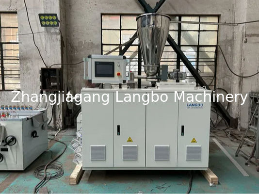 Profesional Kayu Plastik Profil Lantai Komposit Papan Ekstrusi Produksi Line