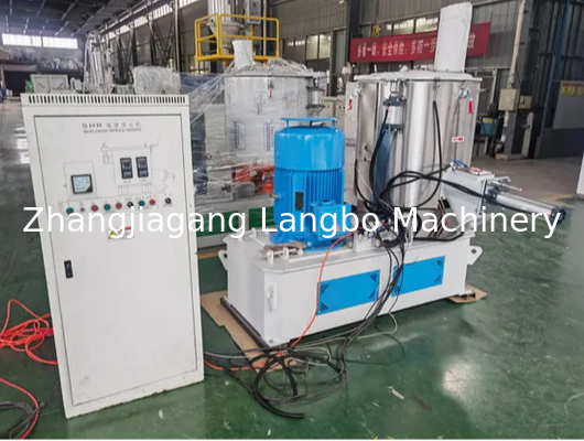 Mesin pencampuran bubuk plastik tahan lama dengan ABB Inverter Hot Mixer Mesin pencampuran dingin Unit pencampuran PVC Pipe Line Mesin pencampuran plastik