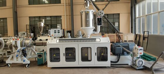 Motor Plastic Extruder HDPE Pipe Extrusion Production Line Mesin Ekstrusi