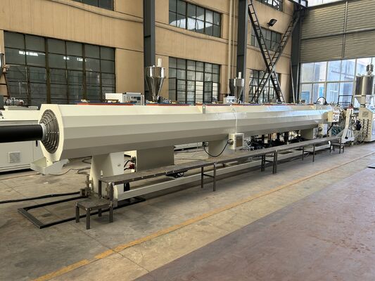 Motor Plastic Extruder HDPE Pipe Extrusion Production Line Mesin Ekstrusi