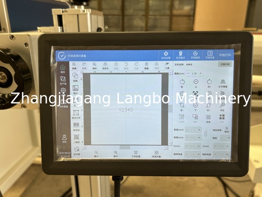 Printer laser UV-50W untuk pencetakan yang dapat disesuaikan pada perlengkapan pipa